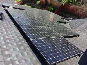 Solar Panels on Composite Roof